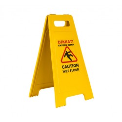 Slippery Floor Warning Sign Printed